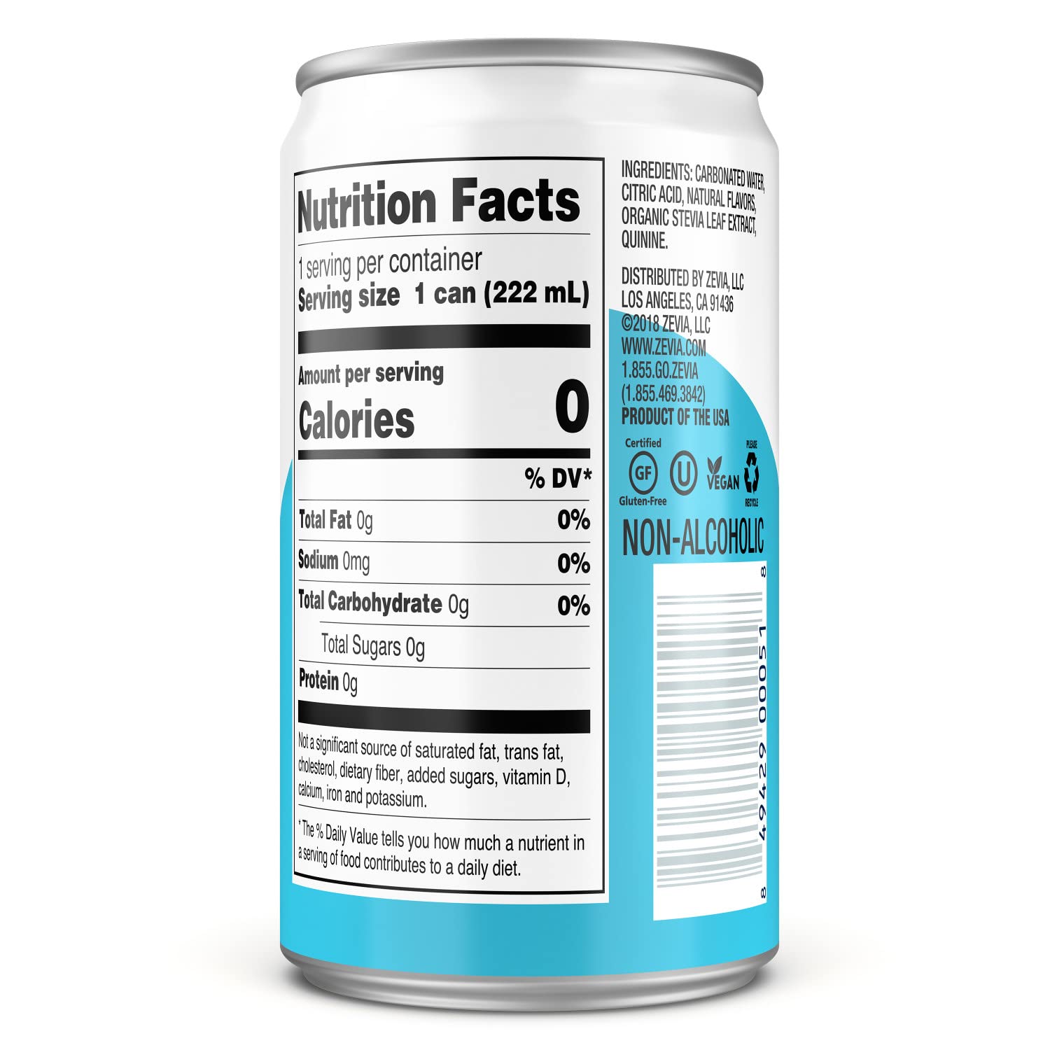 Zevia Zero Calorie Mixer， Ginger Beer， 7.5 Ounce Cans (Pack of 12) - Image 2